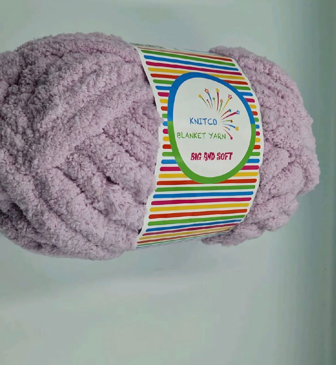 2 × 250g Knitco Big & Soft Blanket Yarn 30m
100% Polyester Knitting - Crochet Yarn