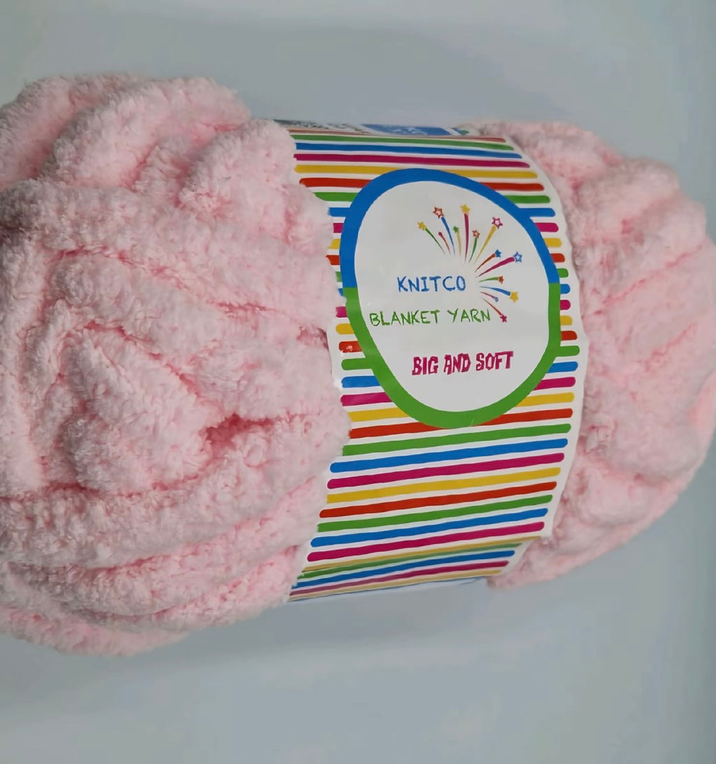 2 × 250g Knitco Big & Soft Blanket Yarn 30m
100% Polyester Knitting - Crochet Yarn