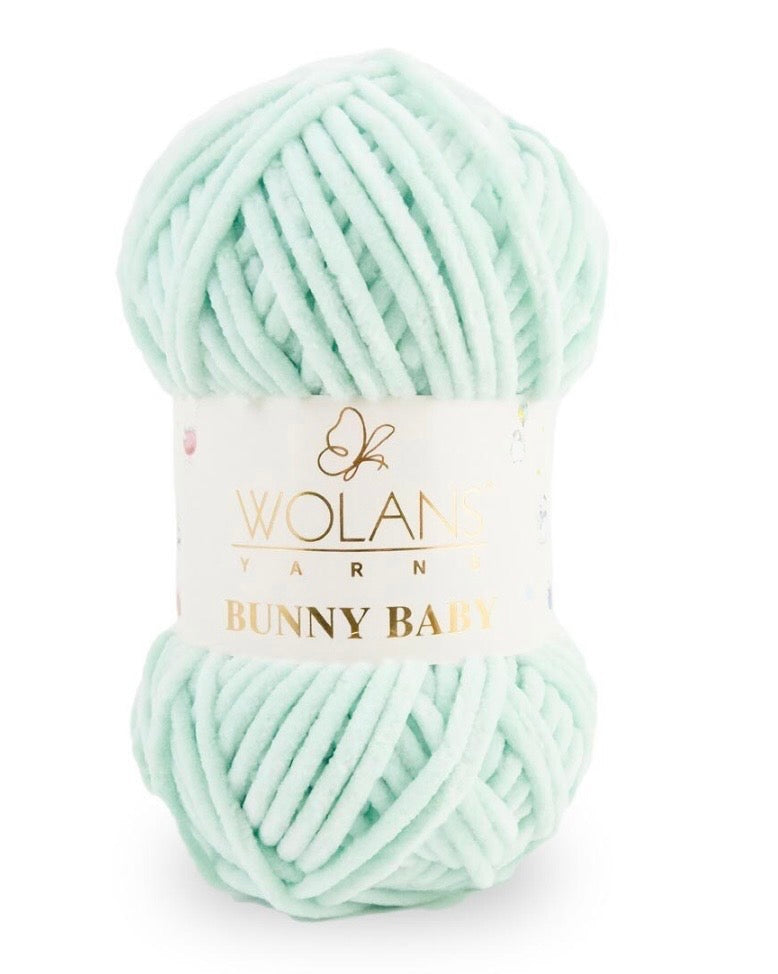Wolans Bunny Baby 1 x 100g 100% Polyester Chenille yarn - 98 colours available