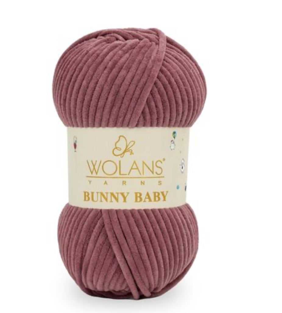 Wolans Bunny Baby 1 x 100g 100% Polyester Chenille yarn - 98 colours available