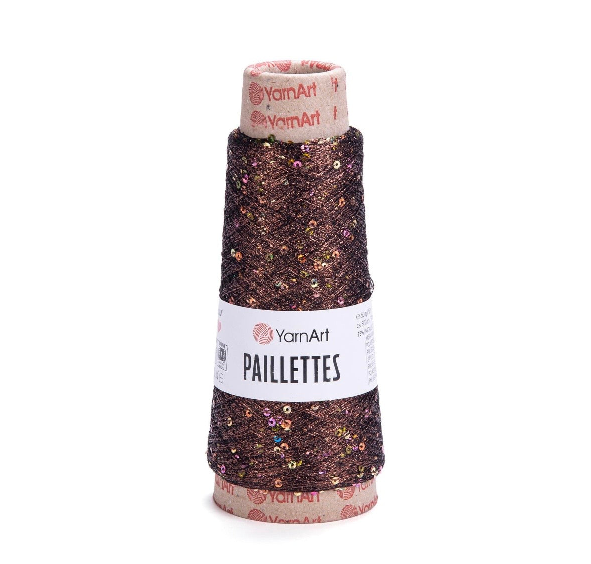 YARNART PAILLETTES, SEQUIN GLITTER THREAD - 1 x 50g
