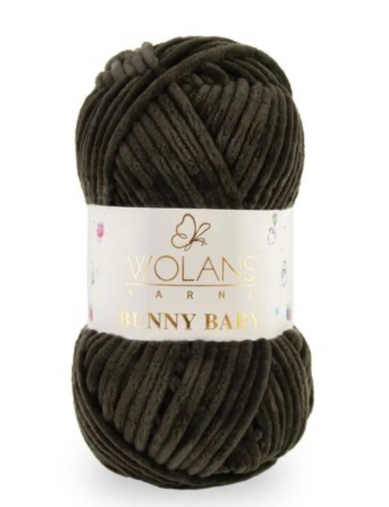 Wolans Bunny Baby 1 x 100g 100% Polyester Chenille yarn - 98 colours available