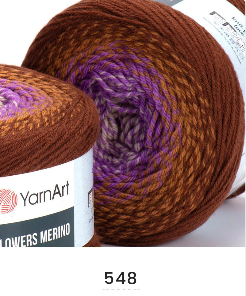YarnArt Flowers Merino 2 x 225g