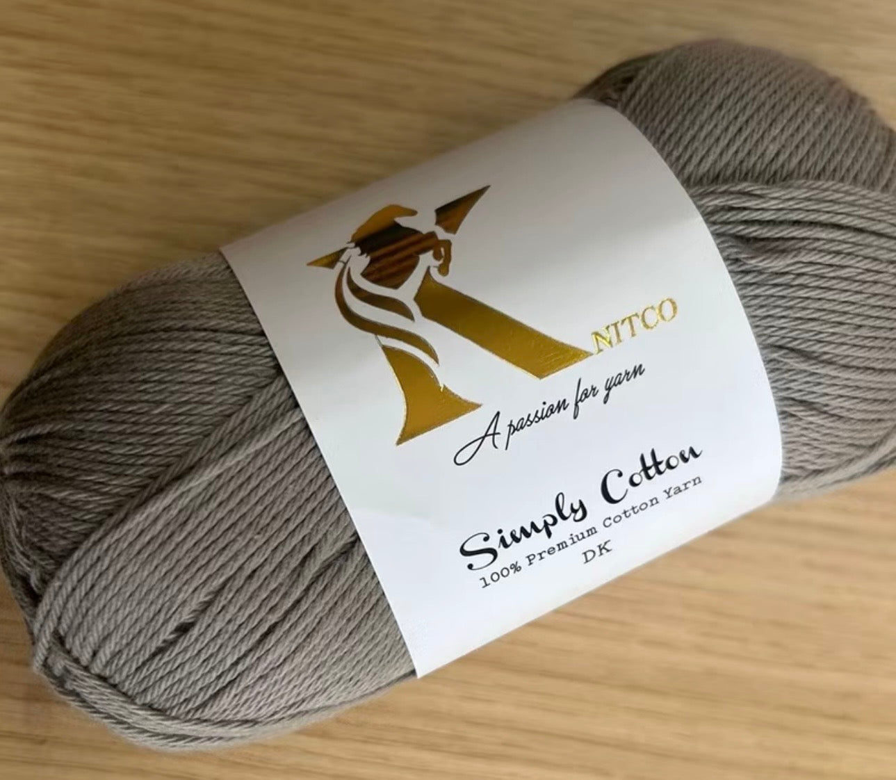 Knitco Premium Simply Cotton 1 x 100g 250m per Skein