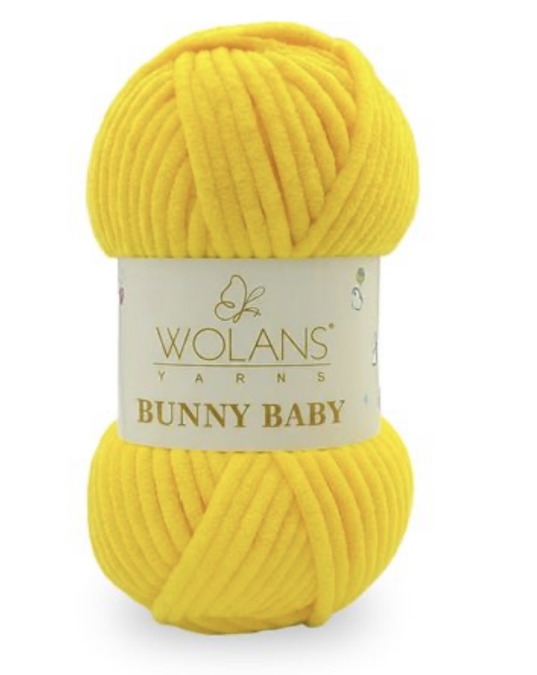 Wolans Bunny Baby 1 x 100g 100% Polyester Chenille yarn - 98 colours available