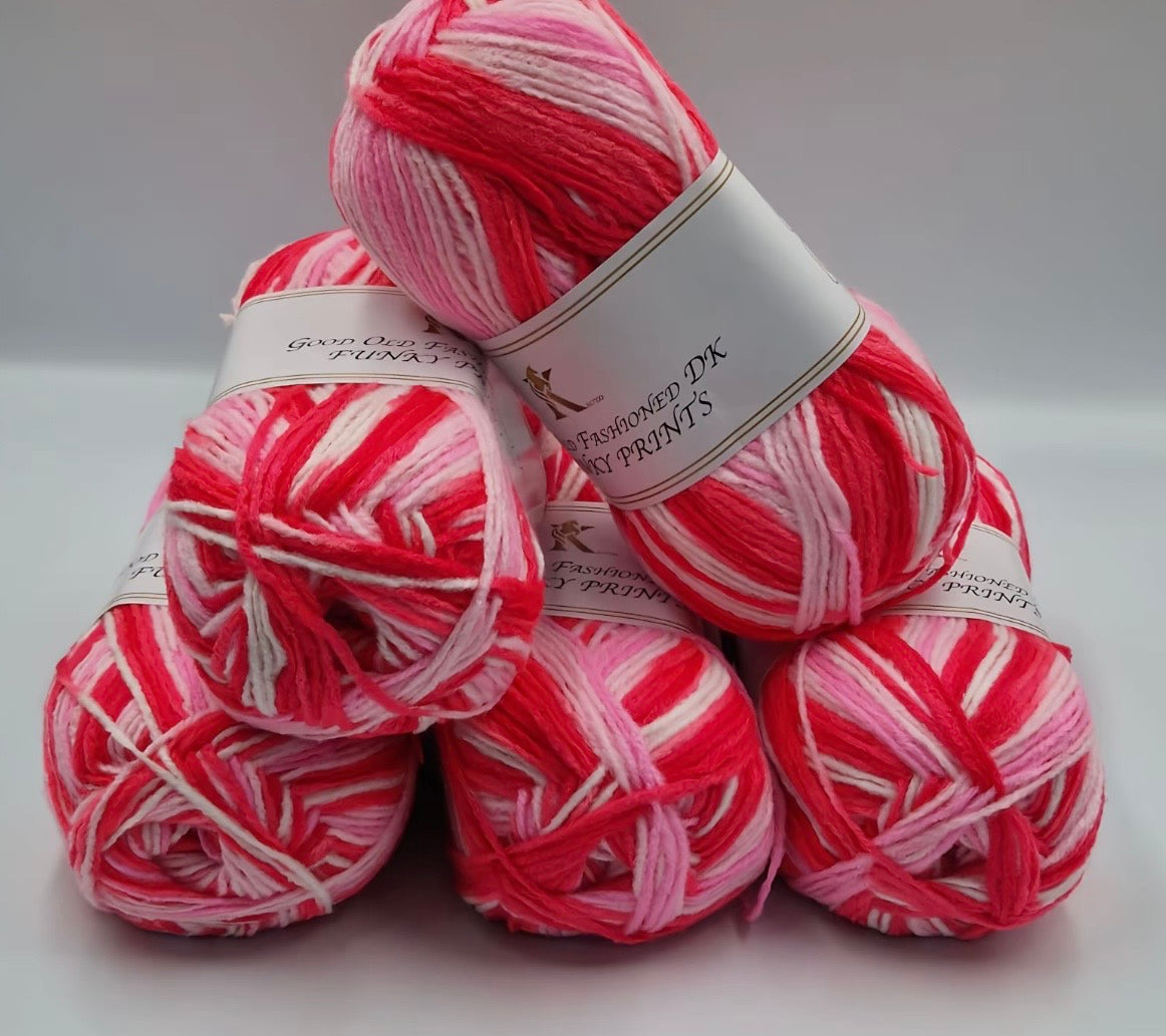 Knitco Good Old Fashioned Funky Prints 5 x 100g DK yarn