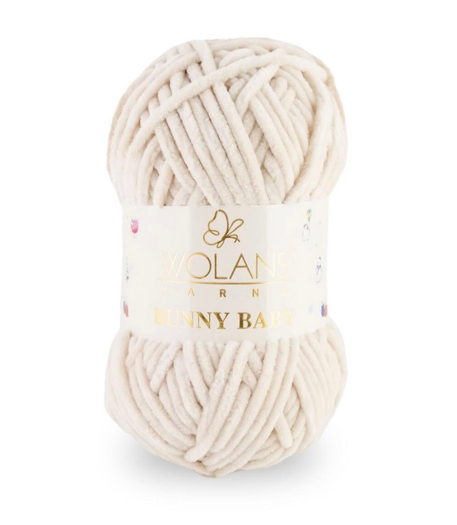Wolans Bunny Baby 1 x 100g 100% Polyester Chenille yarn - 98 colours available
