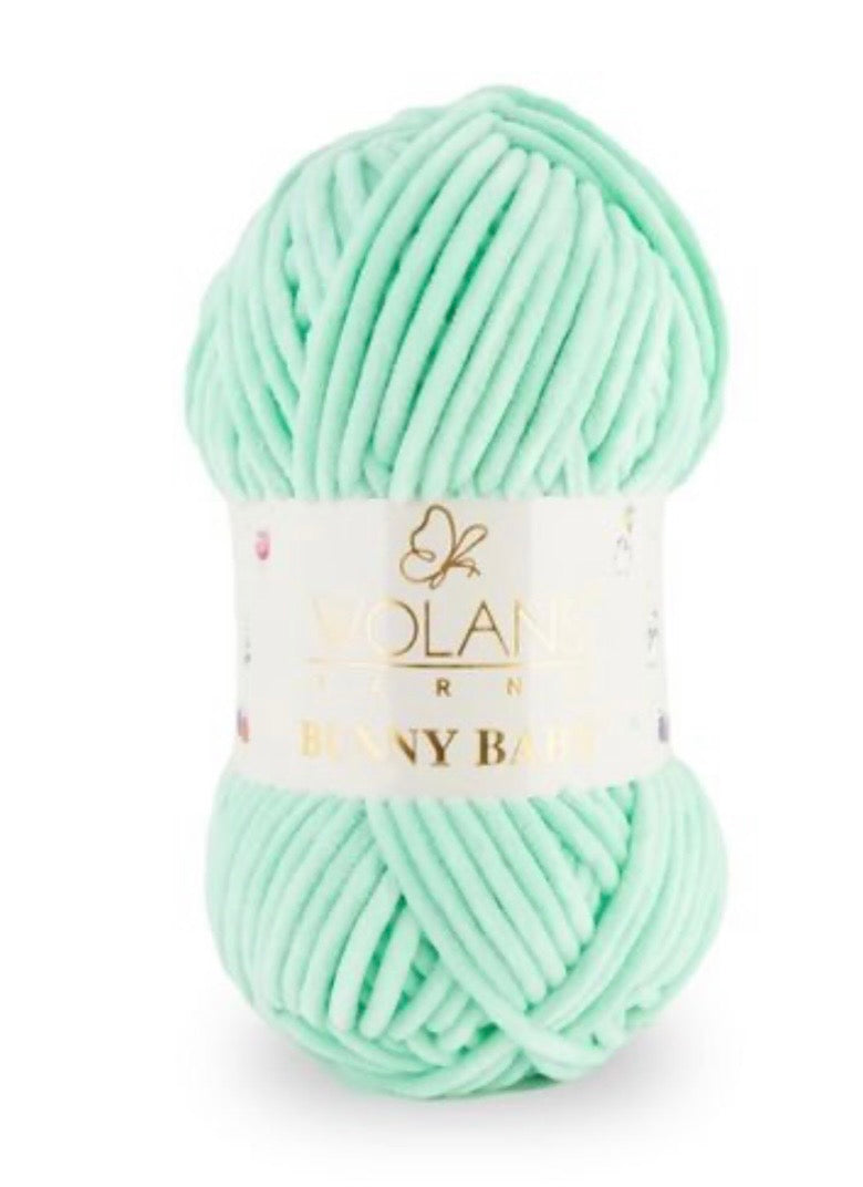 Wolans Bunny Baby 1 x 100g 100% Polyester Chenille yarn - 98 colours available