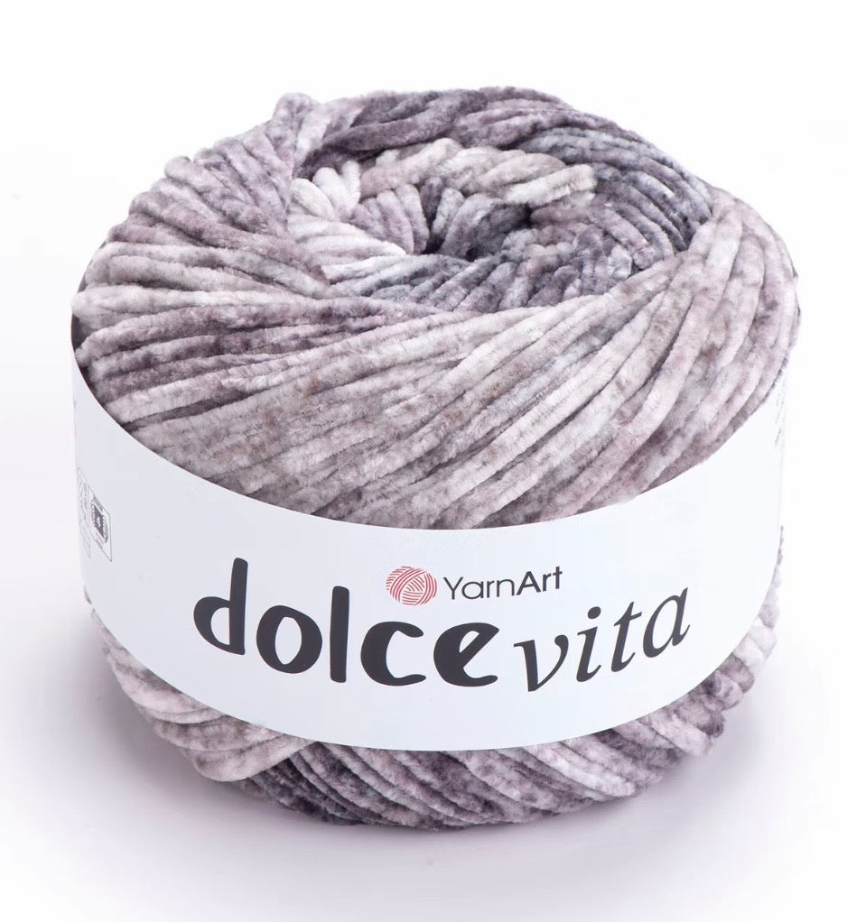 YarnArt Dolve Vita 3 x 150g of velvety soft chenille Yarn