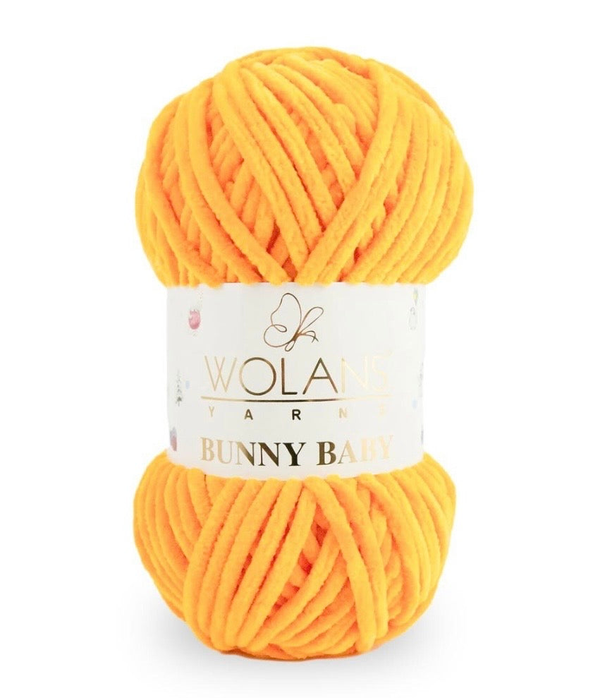 Wolans Bunny Baby 1 x 100g 100% Polyester Chenille yarn - 98 colours available
