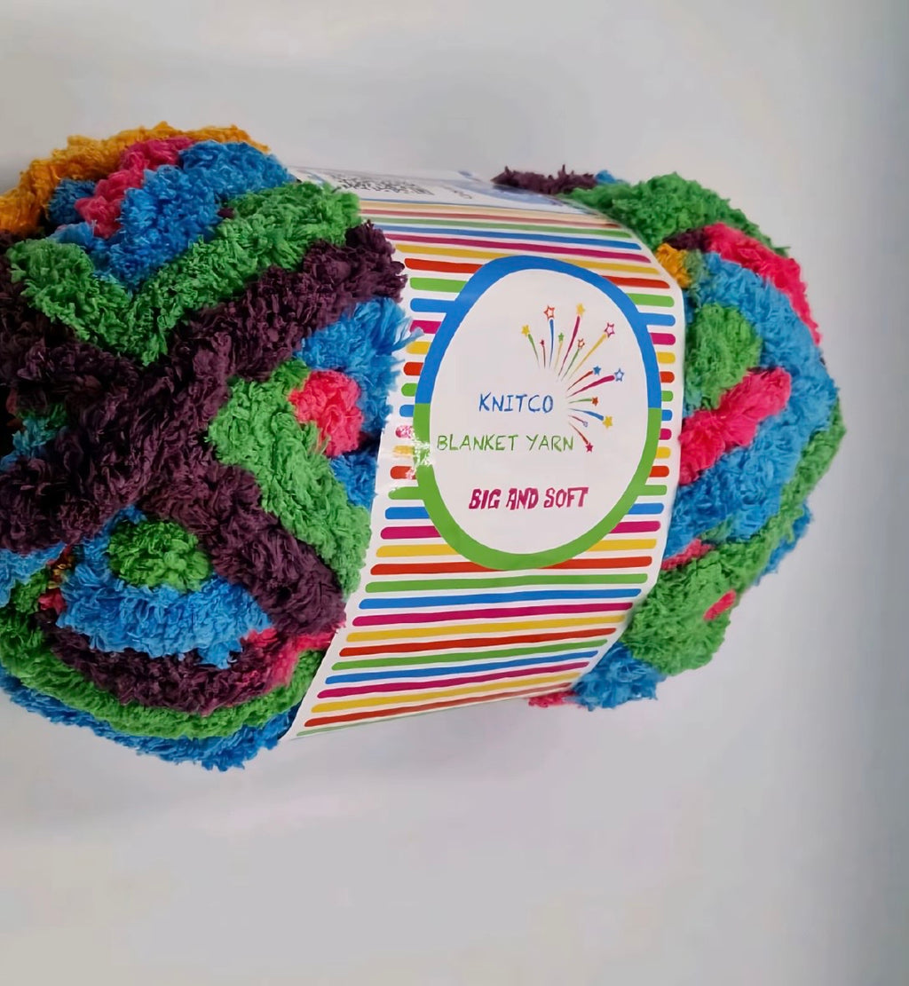 2 × 250g Knitco Big & Soft Blanket Yarn 30m
100% Polyester Knitting - Crochet Yarn
