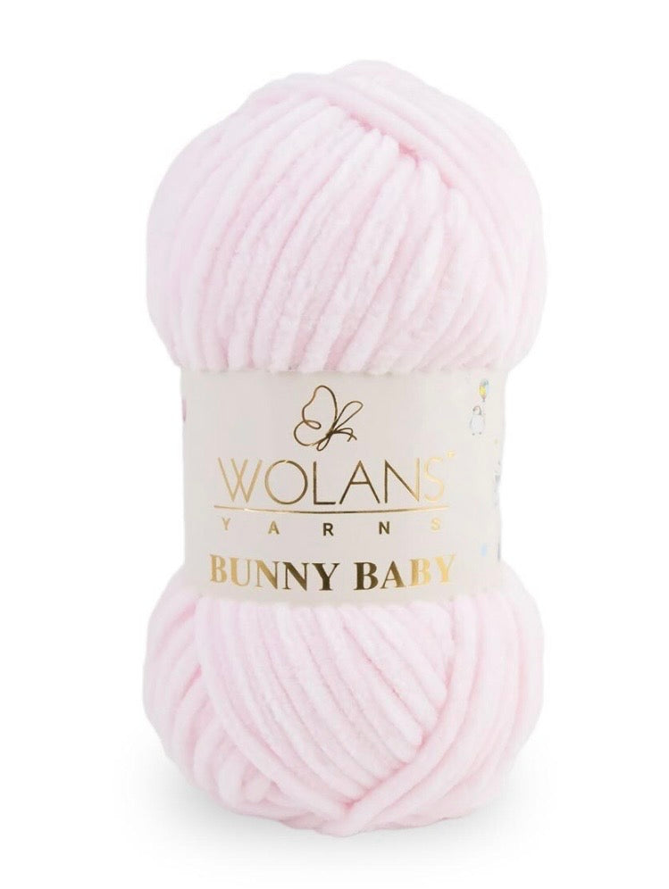 Wolans Bunny Baby 1 x 100g 100% Polyester Chenille yarn - 98 colours available