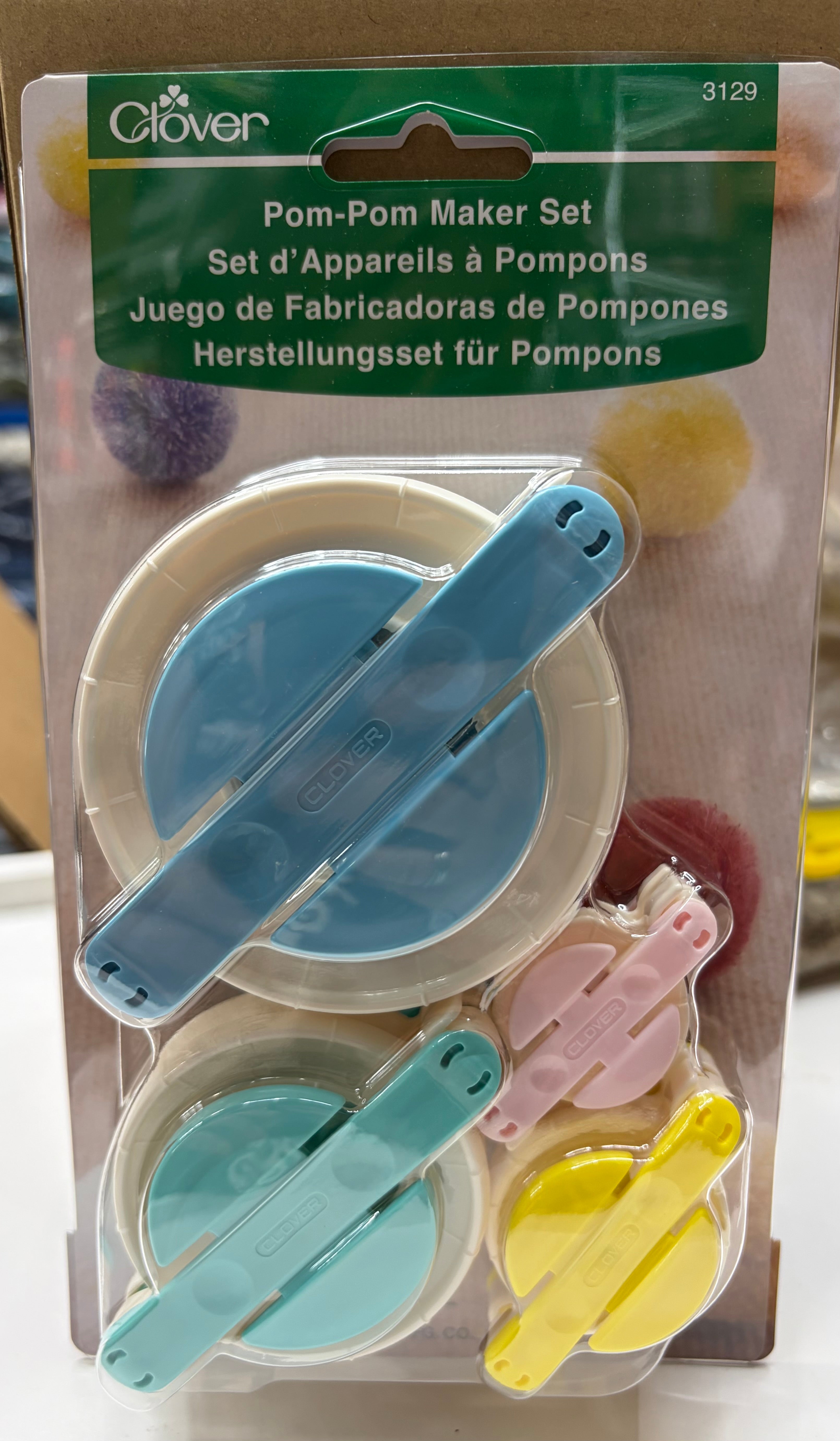 Clover Pom-Pom Maker Sets - Sizes Vary