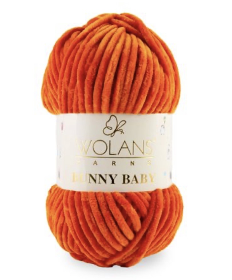 Wolans Bunny Baby 1 x 100g 100% Polyester Chenille yarn - 98 colours available