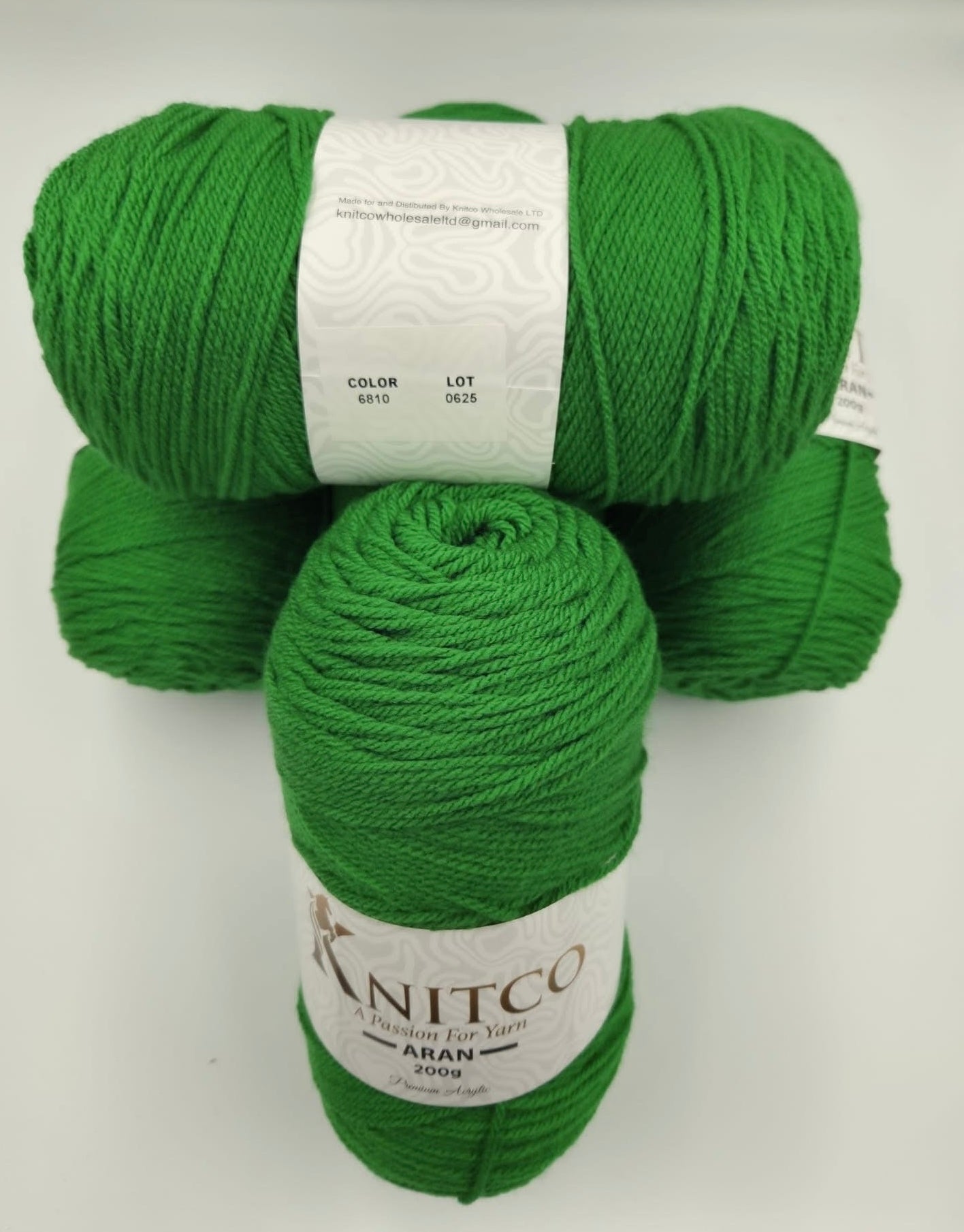 Knitco Premium Aran Yarn - 200g 420mt 100% Acrylic Yarn - Available in 58 Shades
