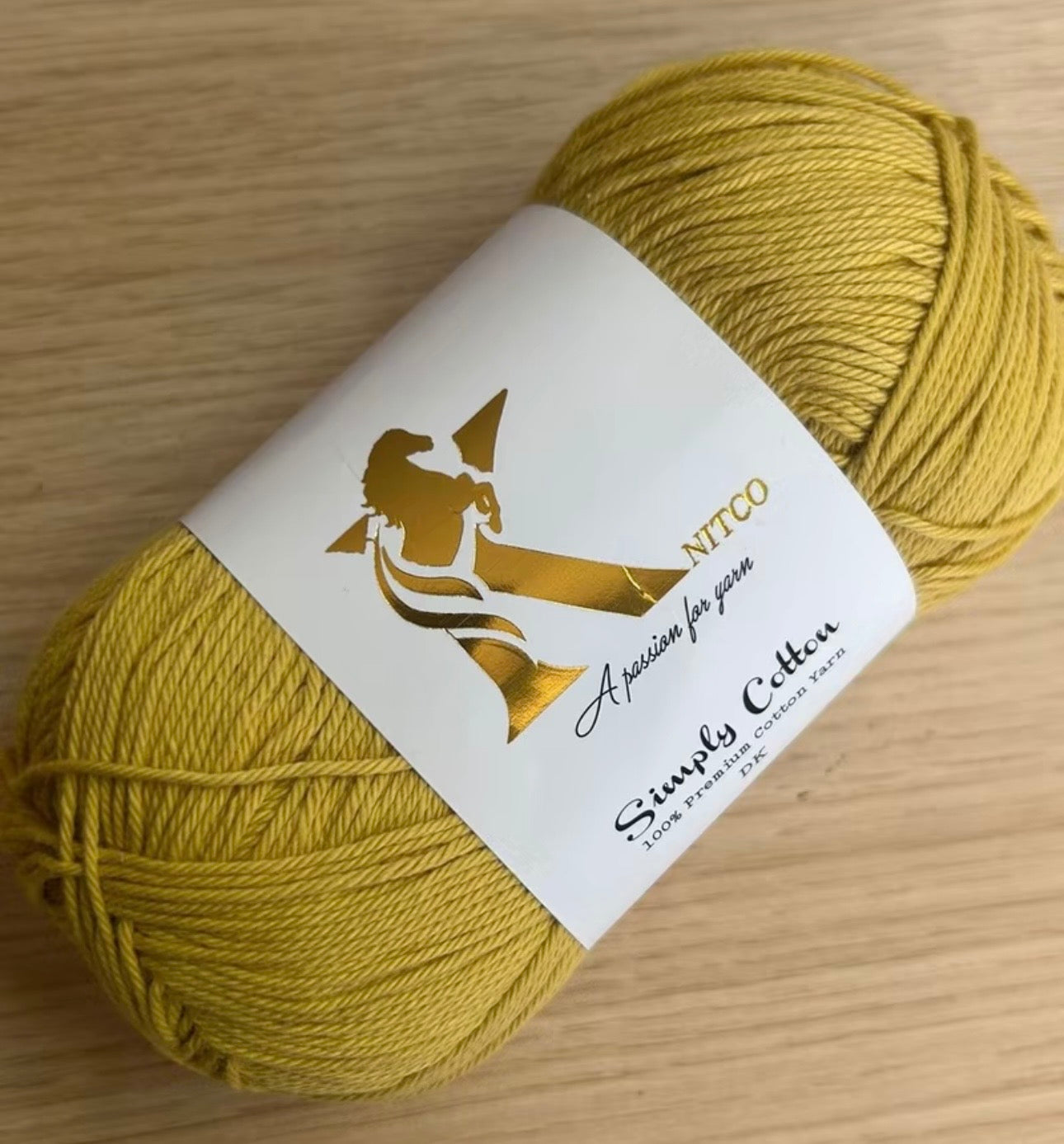 Knitco Premium Simply Cotton 1 x 100g 250m per Skein