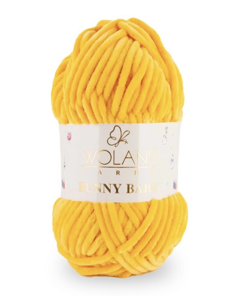 Wolans Bunny Baby 1 x 100g 100% Polyester Chenille yarn - 98 colours available