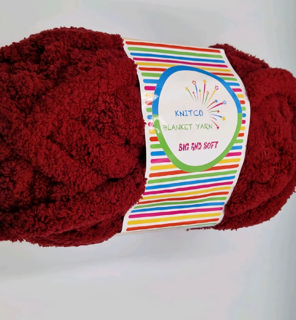 2 × 250g Knitco Big & Soft Blanket Yarn 30m
100% Polyester Knitting - Crochet Yarn