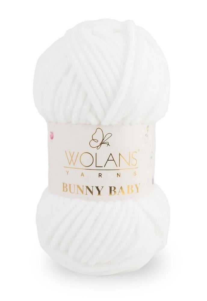 Wolans Bunny Baby 1 x 100g 100% Polyester Chenille yarn - 98 colours available