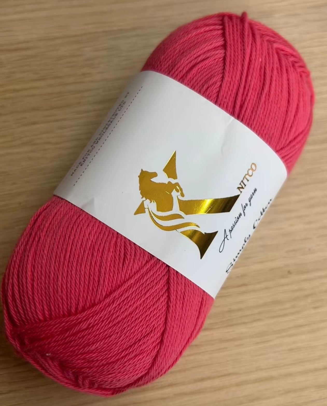 Knitco Premium Simply Cotton 1 x 100g 250m per Skein