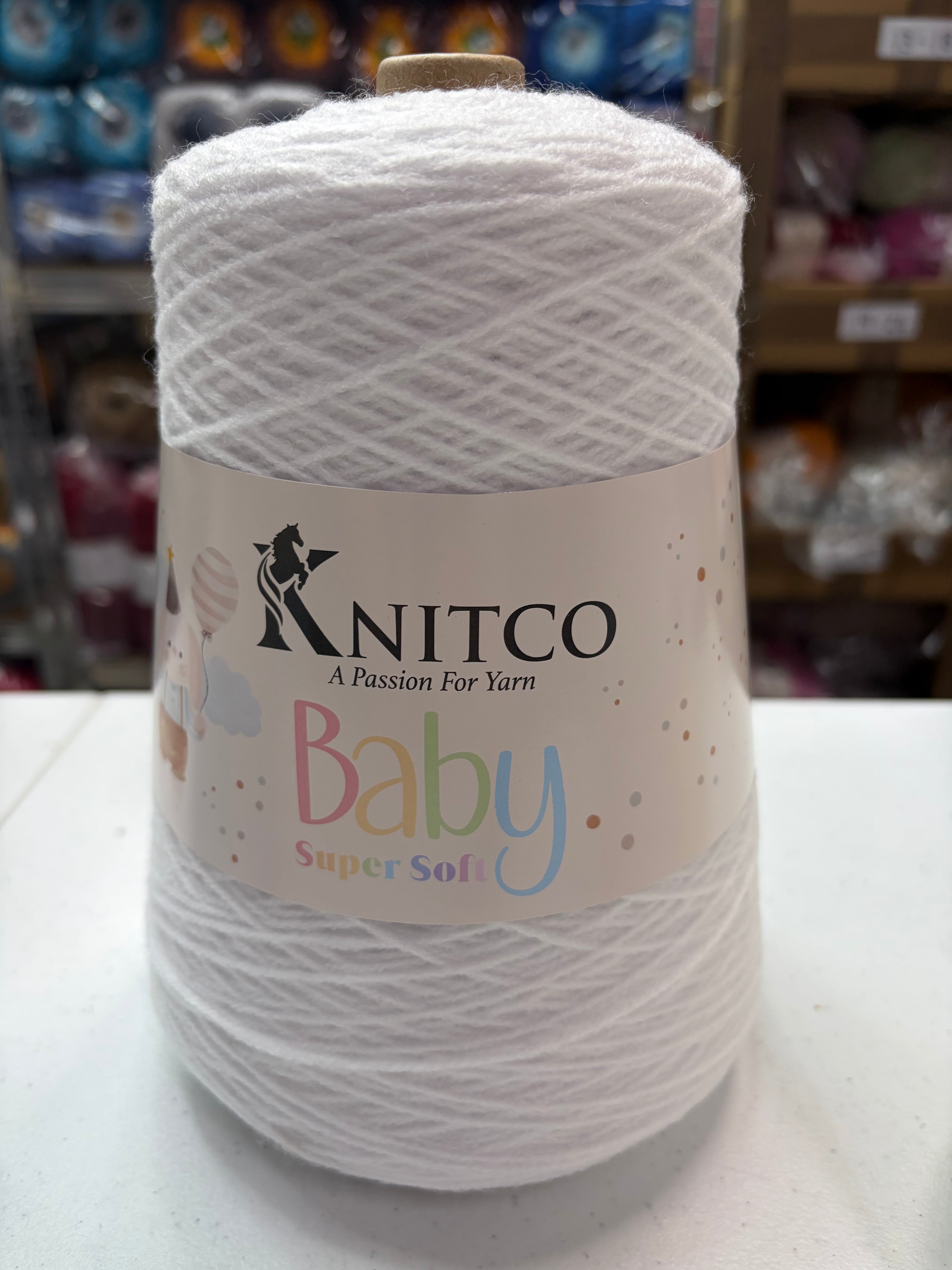 Knitco Baby Super Soft DK Cones 1 x 500g 1500m DK crochet knitting yarn