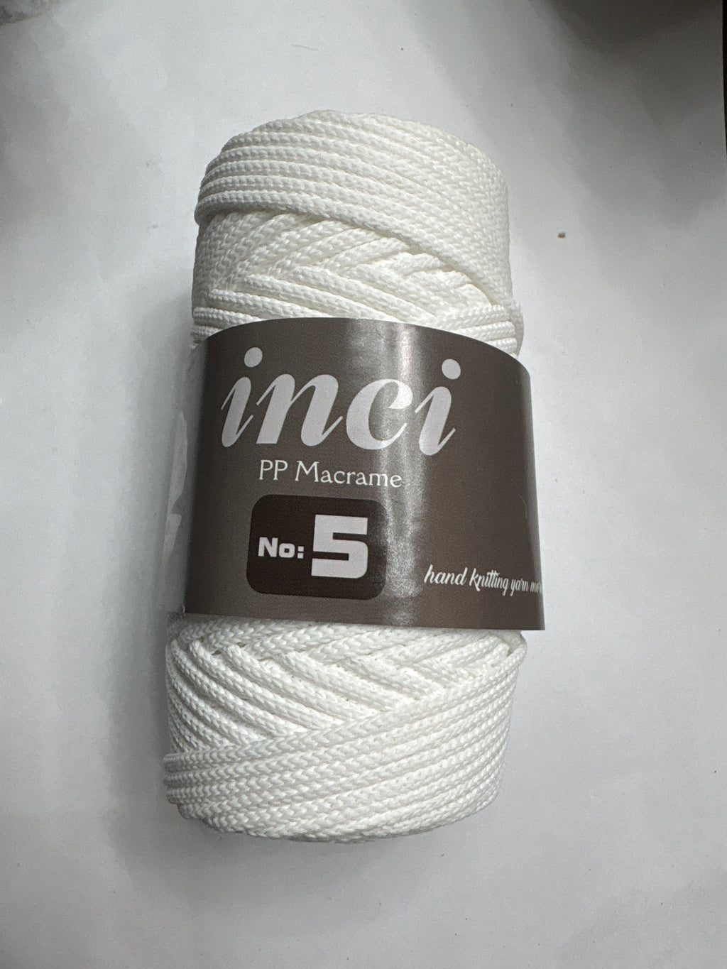 INCI PP Macrame Cord No.5 size - 1 x 200g Rolls