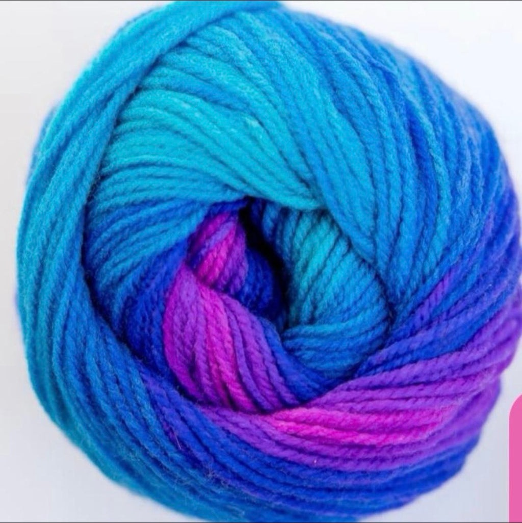 Papatya Batik Vibrant 5 x 100g 360m DK Yarn - 100% Acrylic Soft Lightweight Easy Care for Shawls Sweaters Babywear