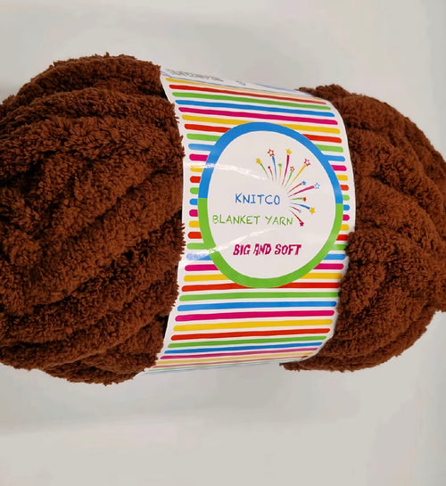 2 × 250g Knitco Big & Soft Blanket Yarn 30m
100% Polyester Knitting - Crochet Yarn