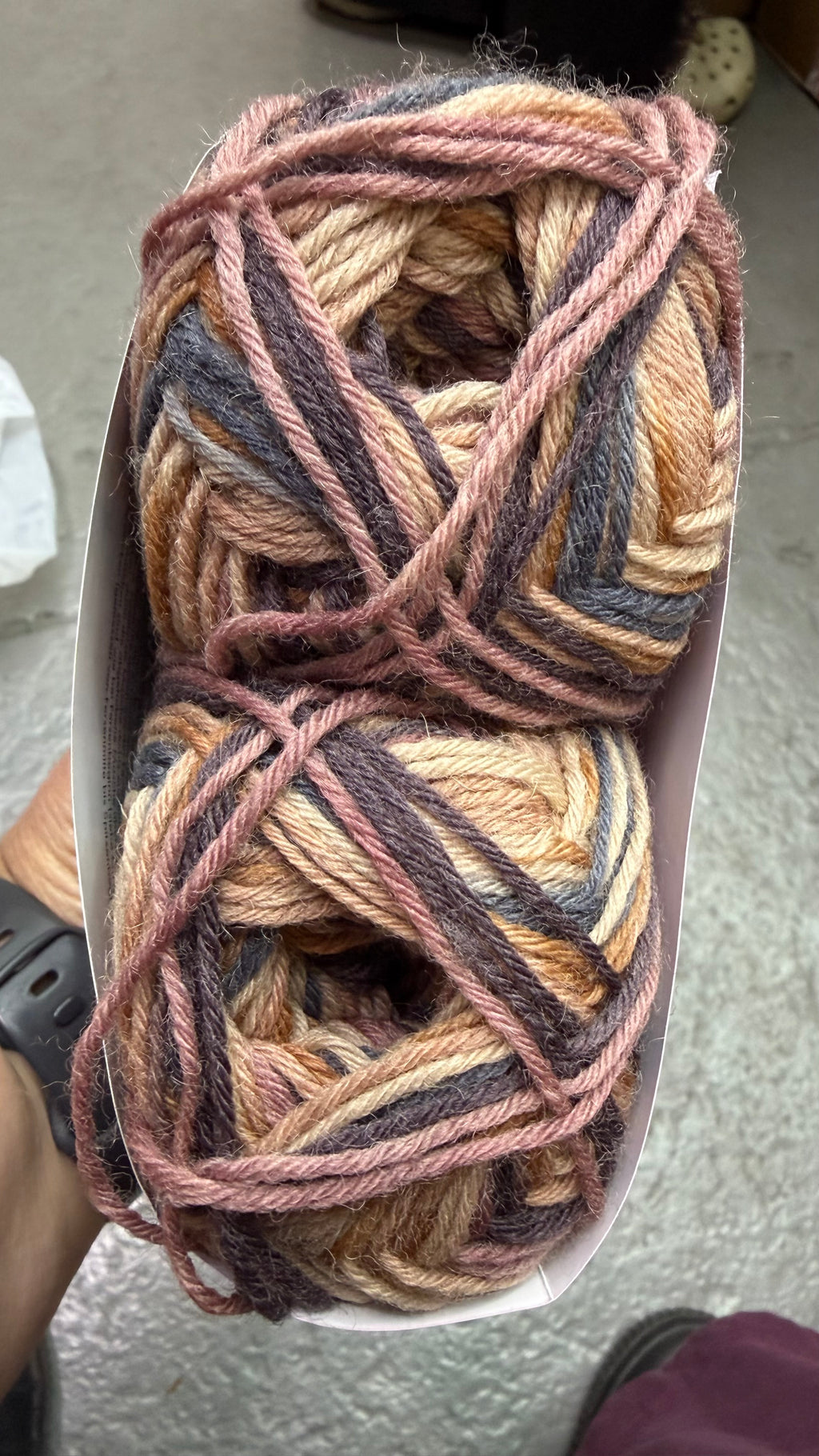 CLEARANCE - 2 x 75g Sock Yarn 200m per ball - contains wool