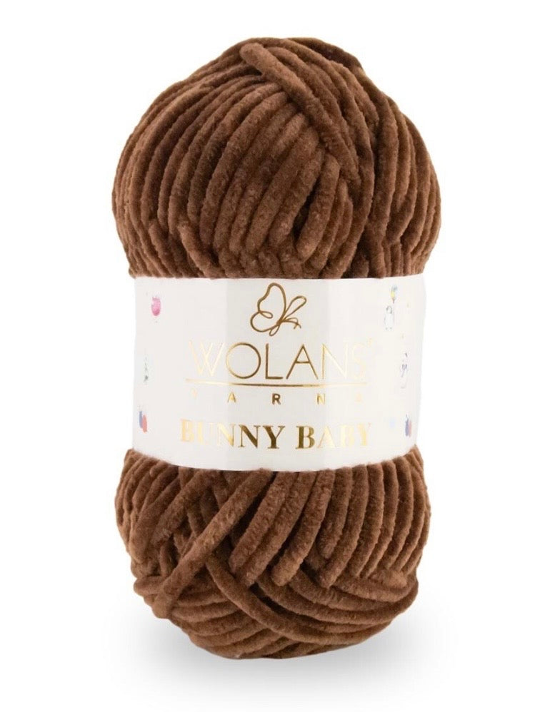 Wolans Bunny Baby 1 x 100g 100% Polyester Chenille yarn - 98 colours available