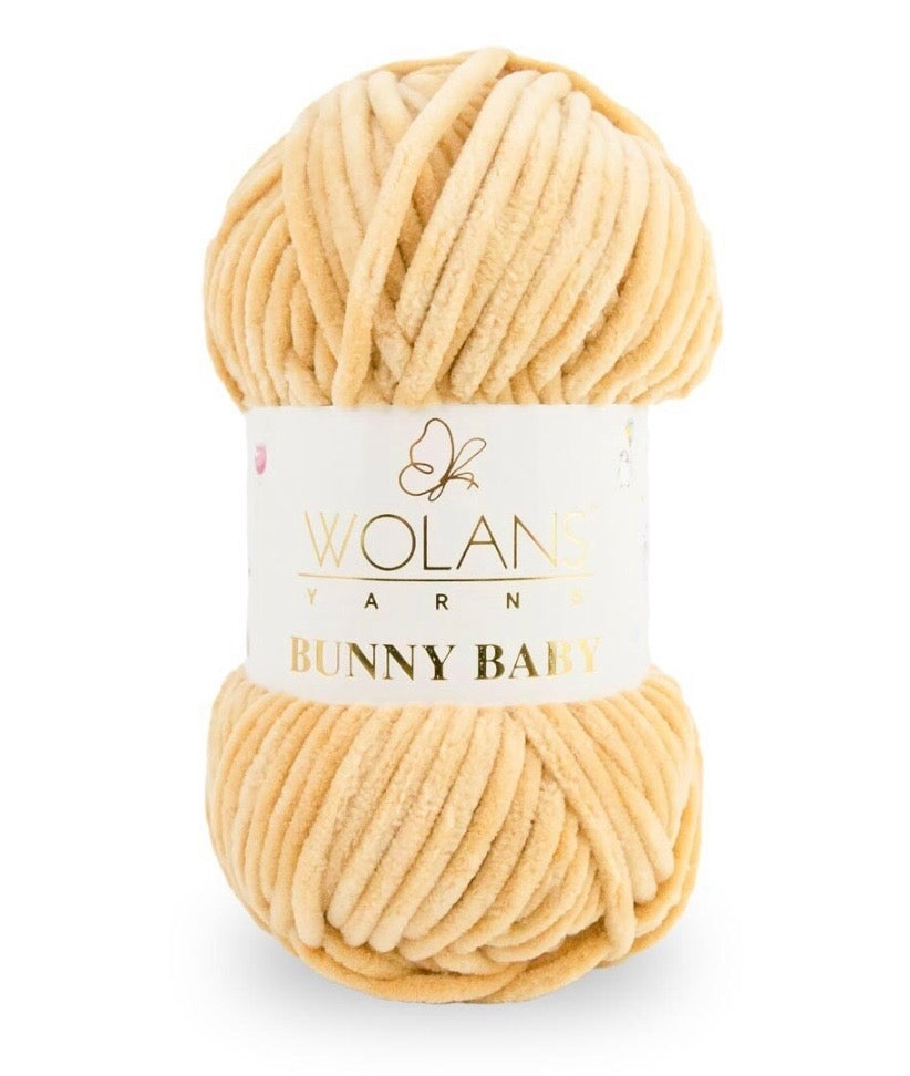 Wolans Bunny Baby 1 x 100g 100% Polyester Chenille yarn - 98 colours available