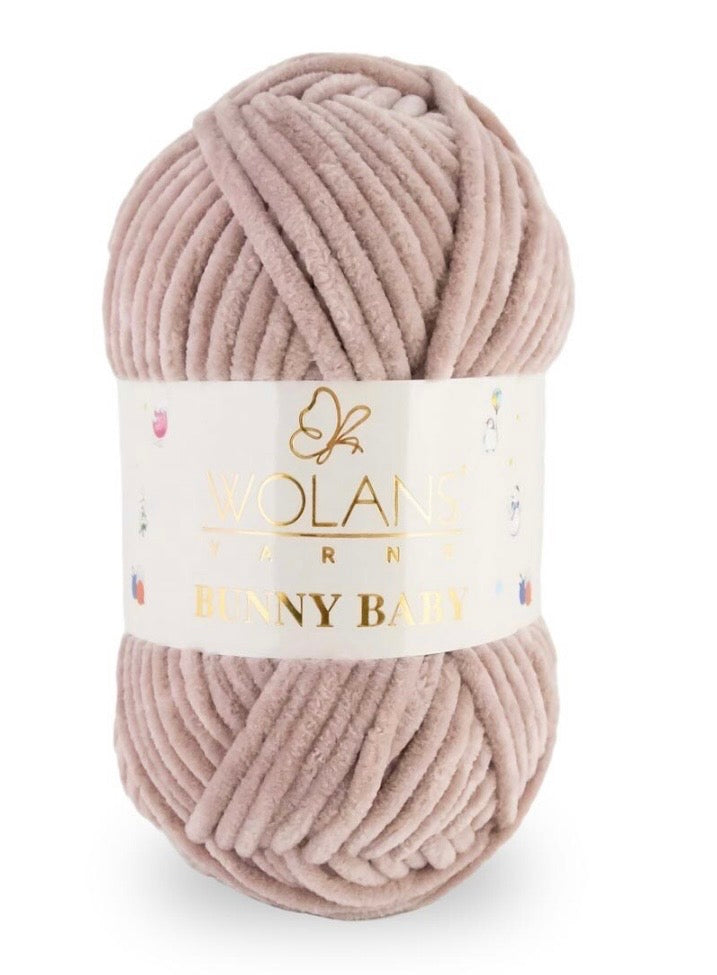 Wolans Bunny Baby 1 x 100g 100% Polyester Chenille yarn - 98 colours available