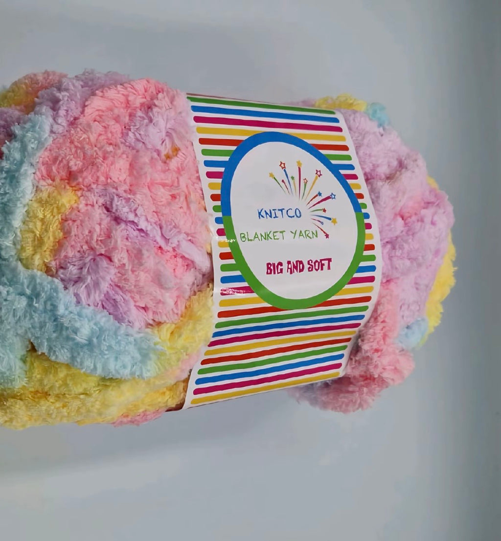 2 × 250g Knitco Big & Soft Blanket Yarn 30m
100% Polyester Knitting - Crochet Yarn