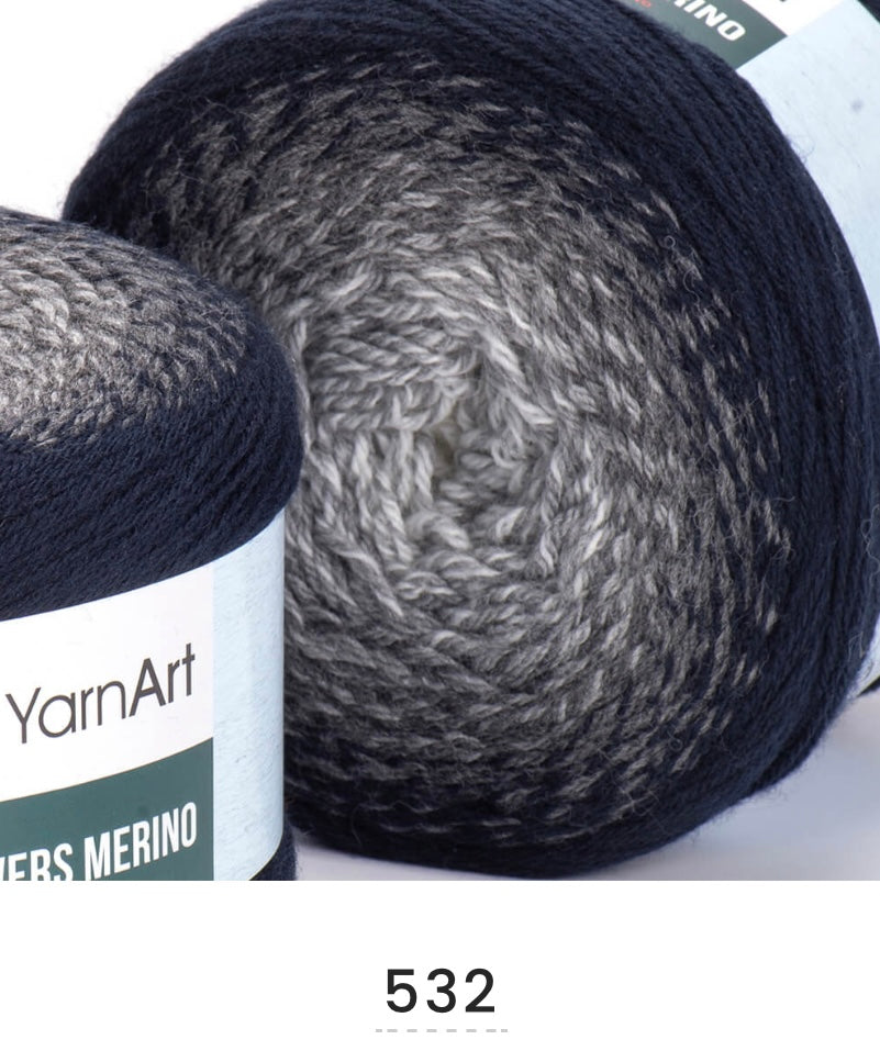YarnArt Flowers Merino 2 x 225g