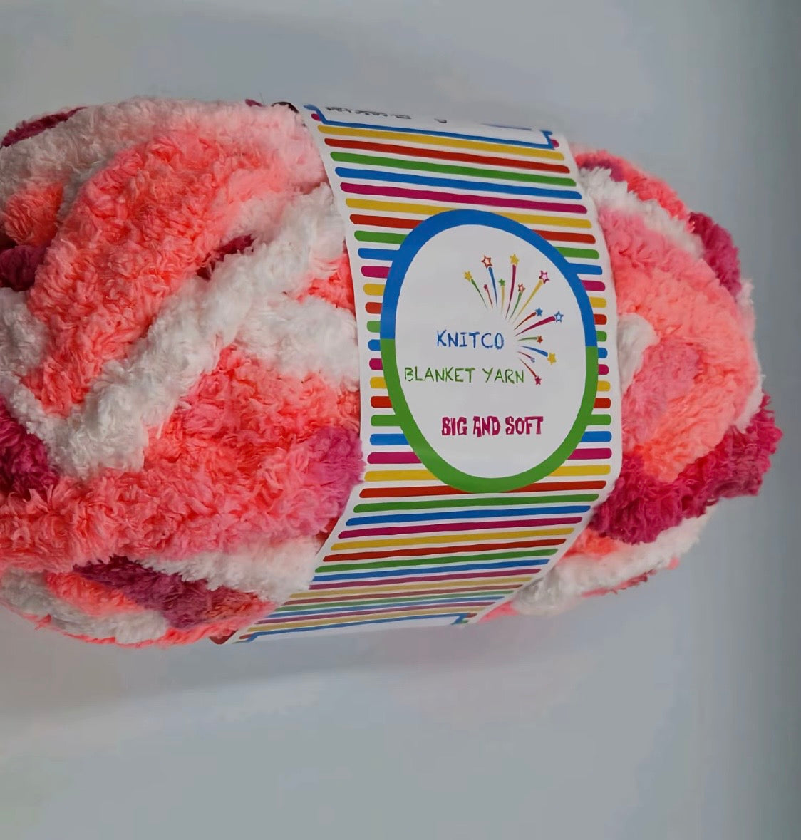 2 × 250g Knitco Big & Soft Blanket Yarn 30m
100% Polyester Knitting - Crochet Yarn