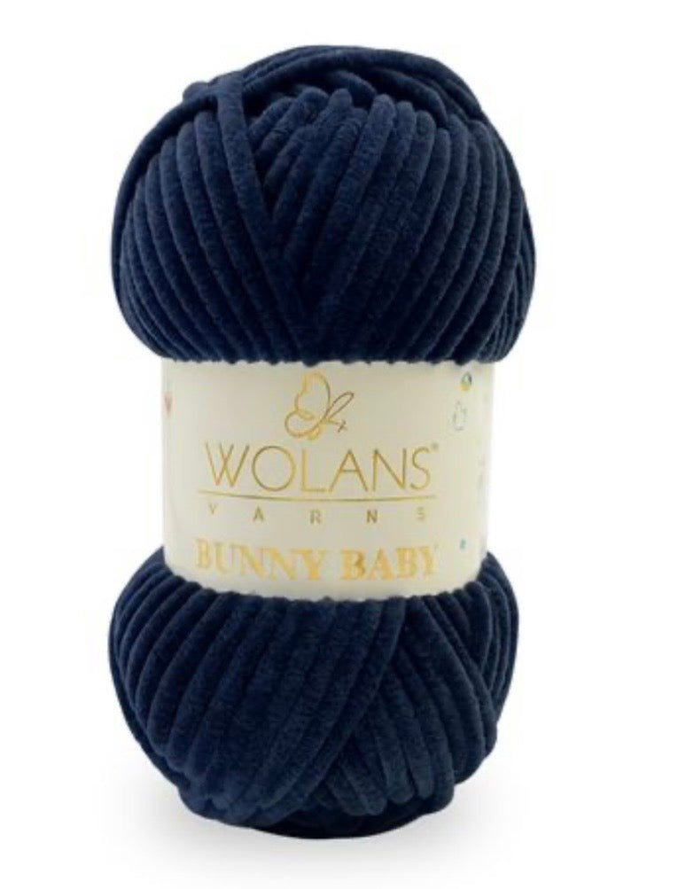 Wolans Bunny Baby 1 x 100g 100% Polyester Chenille yarn - 98 colours available