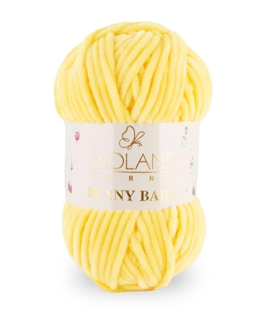 Wolans Bunny Baby 1 x 100g 100% Polyester Chenille yarn - 98 colours available