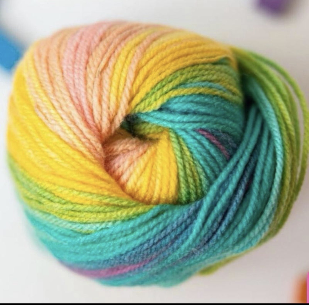 Papatya Batik Vibrant 5 x 100g 360m DK Yarn - 100% Acrylic Soft Lightweight Easy Care for Shawls Sweaters Babywear