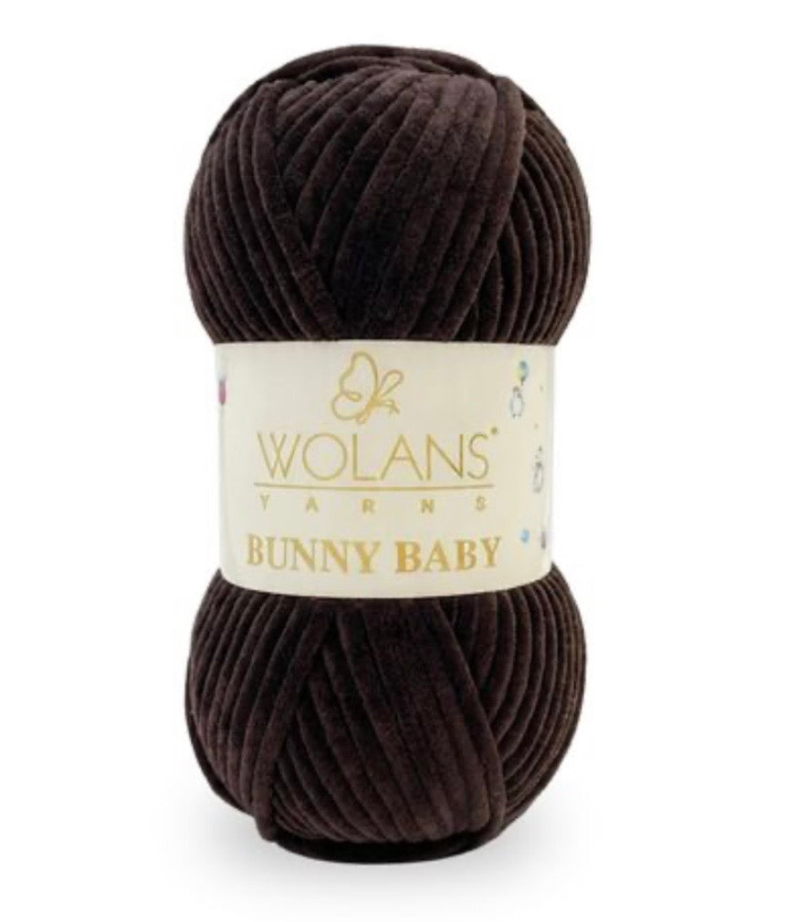 Wolans Bunny Baby 1 x 100g 100% Polyester Chenille yarn - 98 colours available