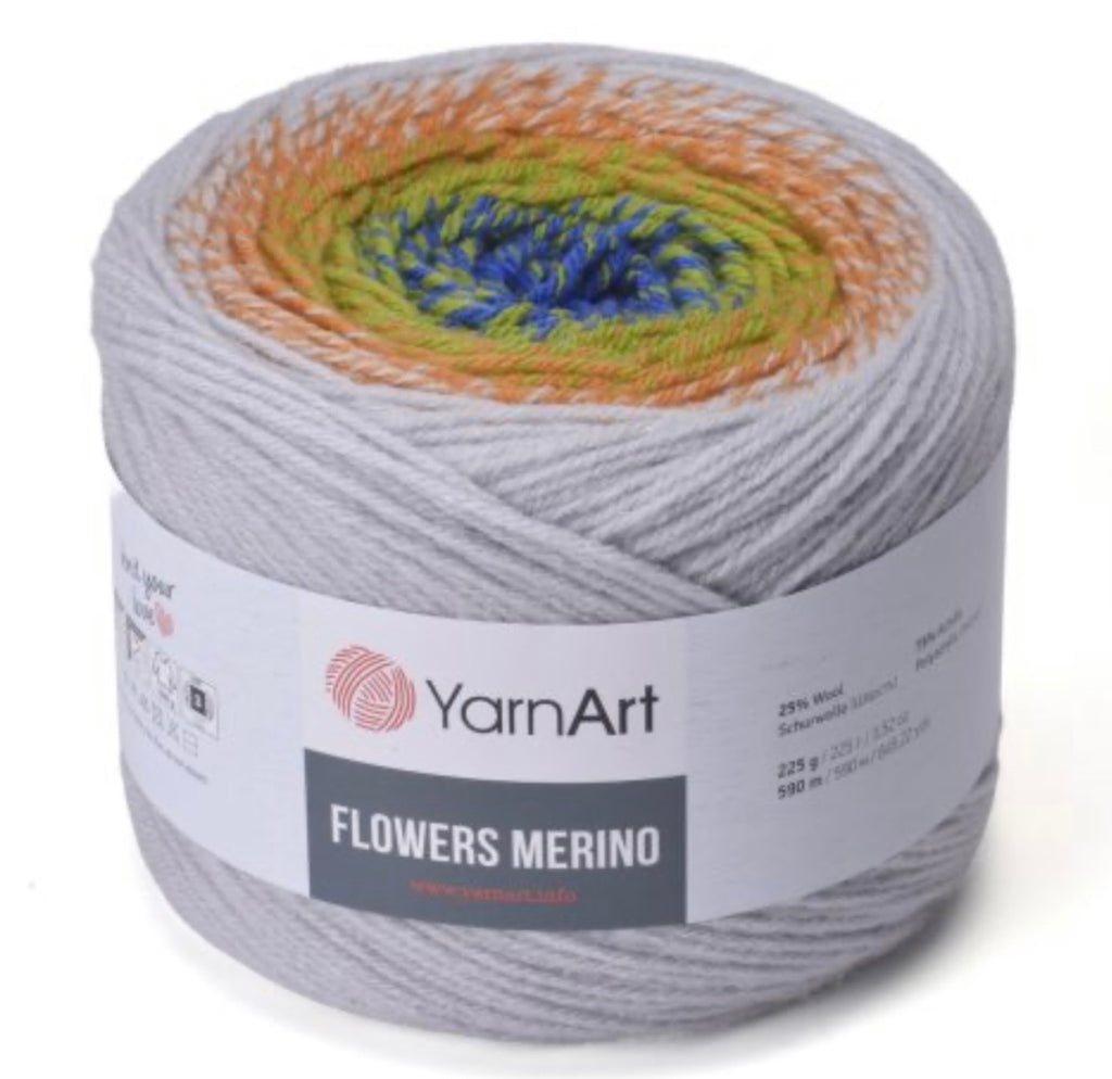 YarnArt Flowers Merino 2 x 225g