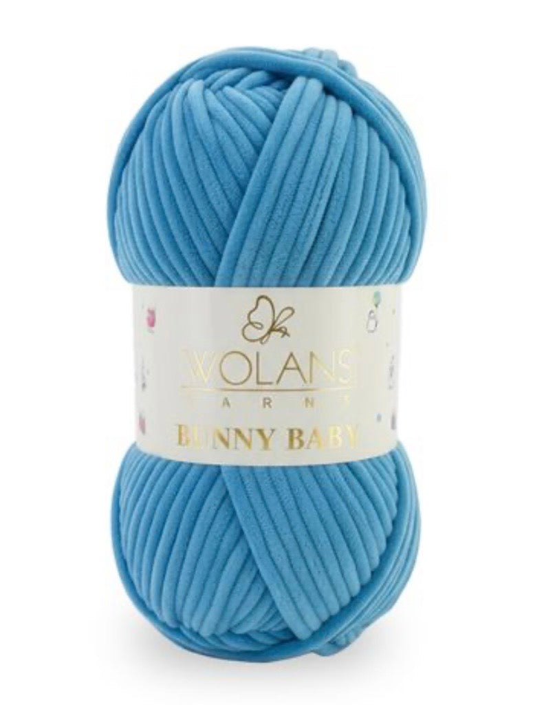 Wolans Bunny Baby 1 x 100g 100% Polyester Chenille yarn - 98 colours available