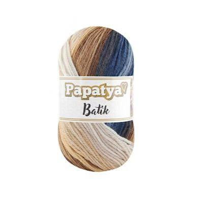 Papatya Batik DK 5 x 100g 100% Acrylic Yarn 360m per ball