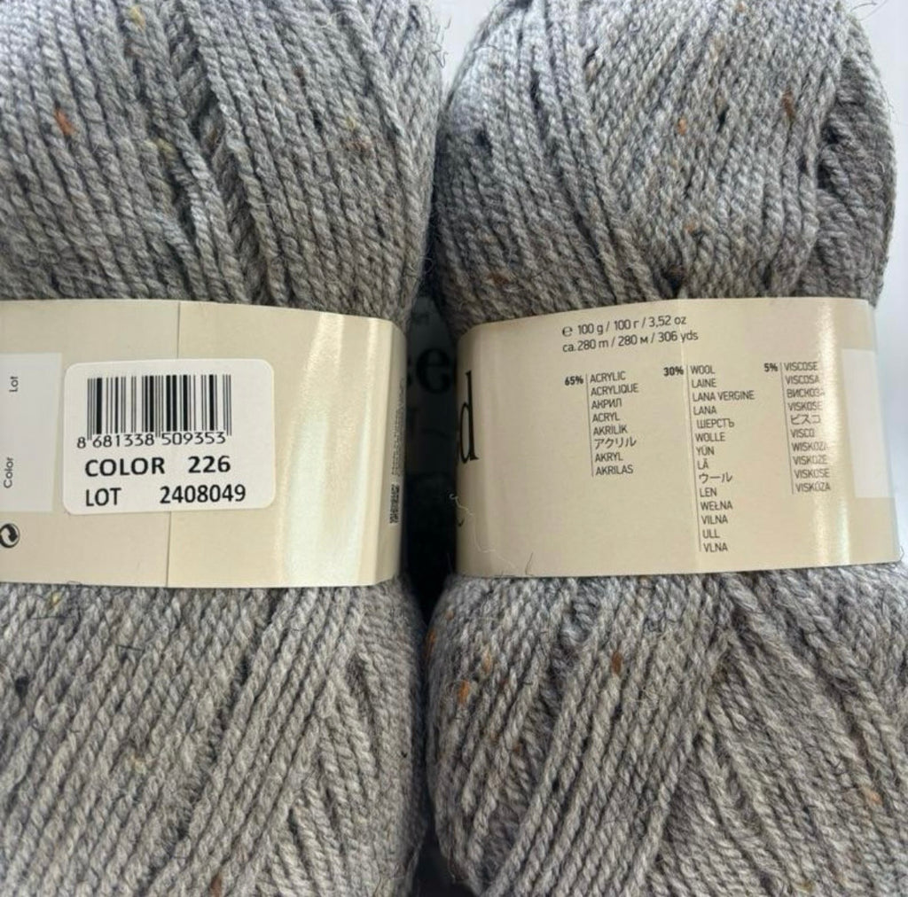 YarnArt Tweed 5 x 100g DK crochet / knitting yarn - 12 stunning shades to choose from. Prefect for any prefect