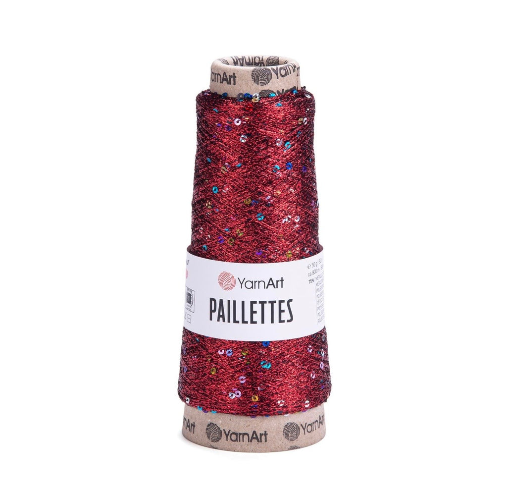 YARNART PAILLETTES, SEQUIN GLITTER THREAD - 1 x 50g