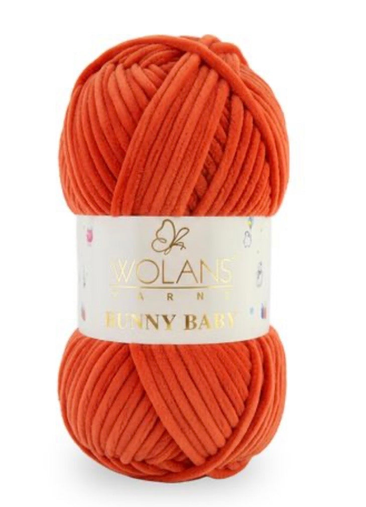 Wolans Bunny Baby 1 x 100g 100% Polyester Chenille yarn - 98 colours available