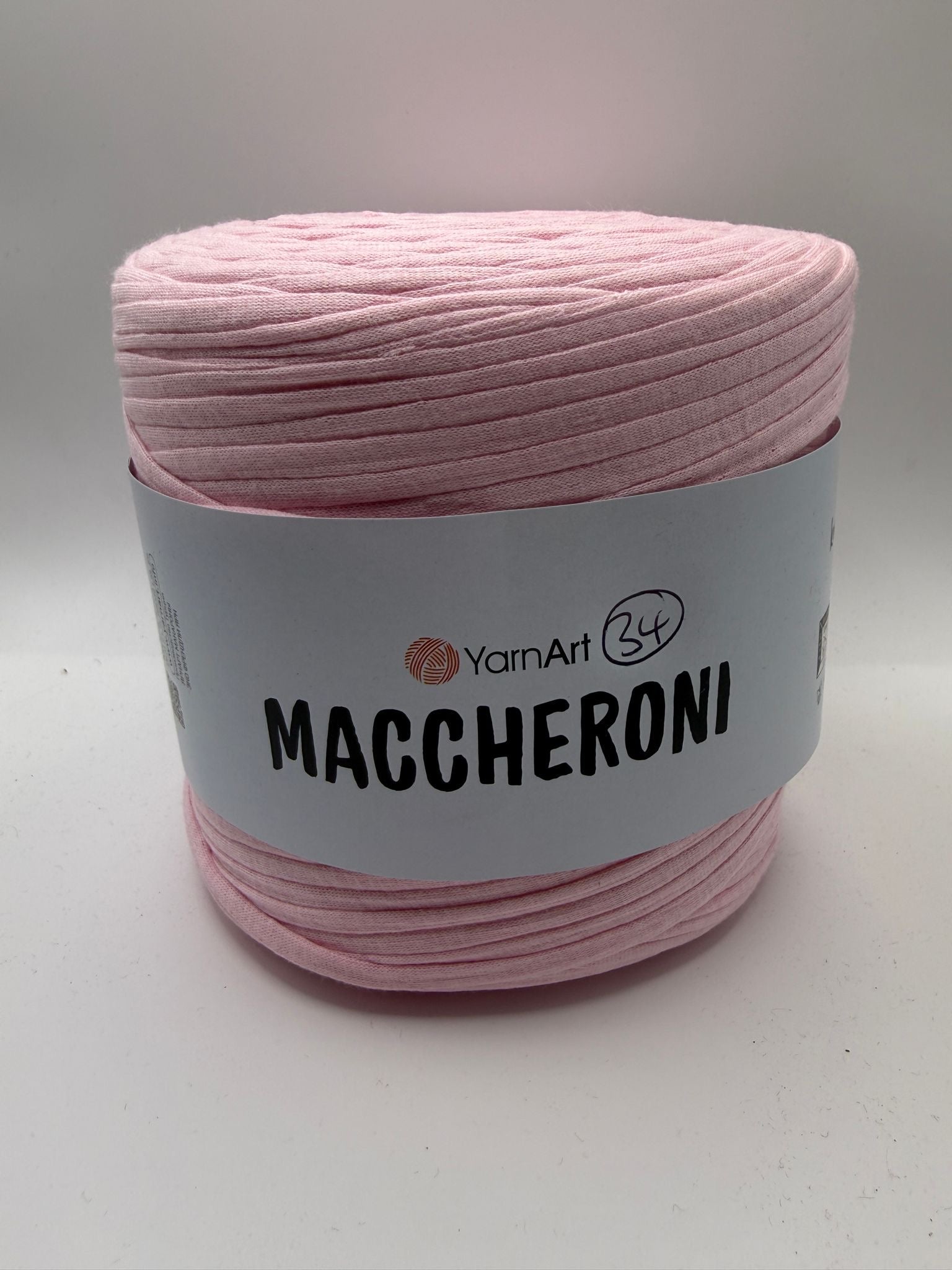 YarnArt Maccheroni Recycled T-SHIRT YARN -
Approx. 500g - 700g ball (Please read description)