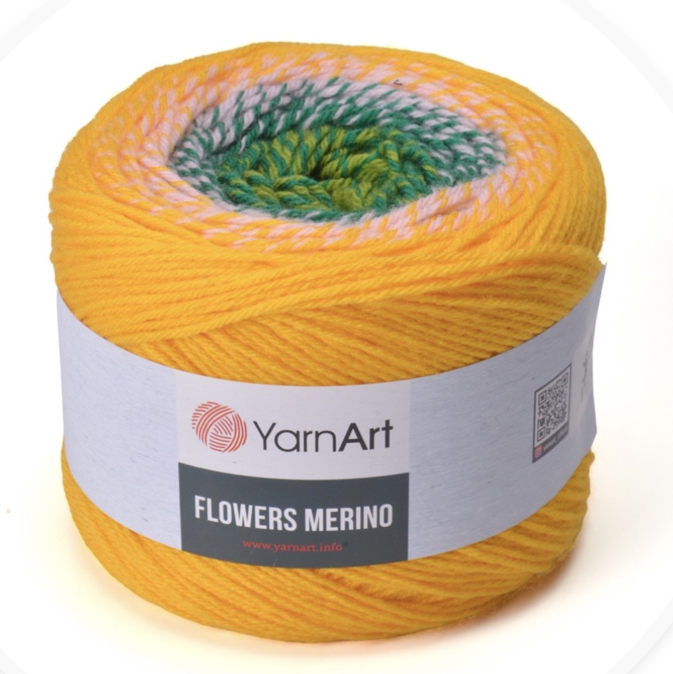 YarnArt Flowers Merino 2 x 225g