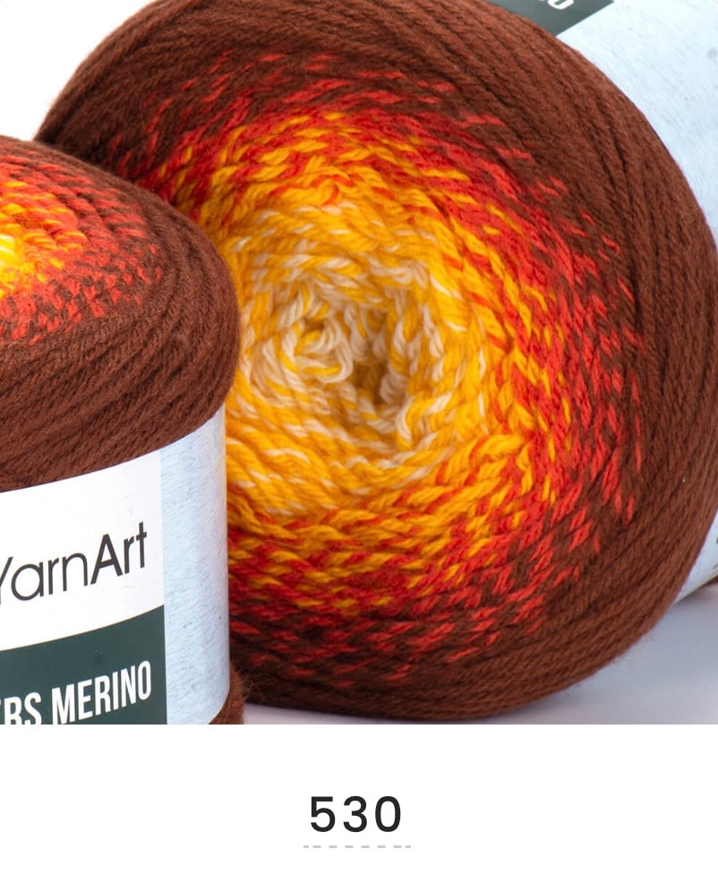 YarnArt Flowers Merino 2 x 225g