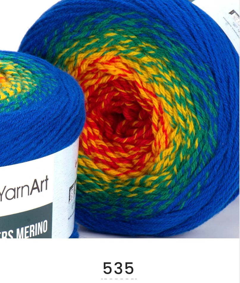 YarnArt Flowers Merino 2 x 225g