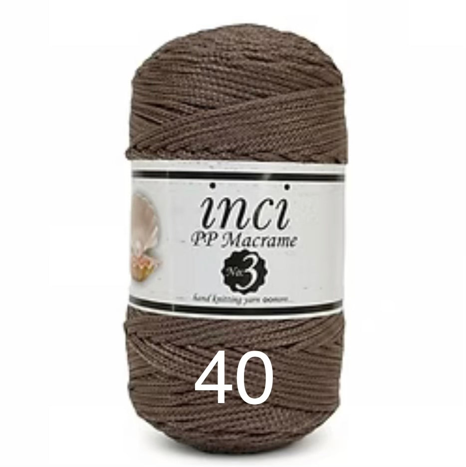 INCI PP Macrame Cord No.3 Size - 1 x 100g Rolls